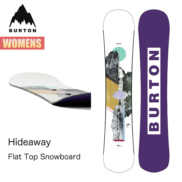 楽天市場】バートン スノーボード 板 レディース 24-25 Burton ハイド  