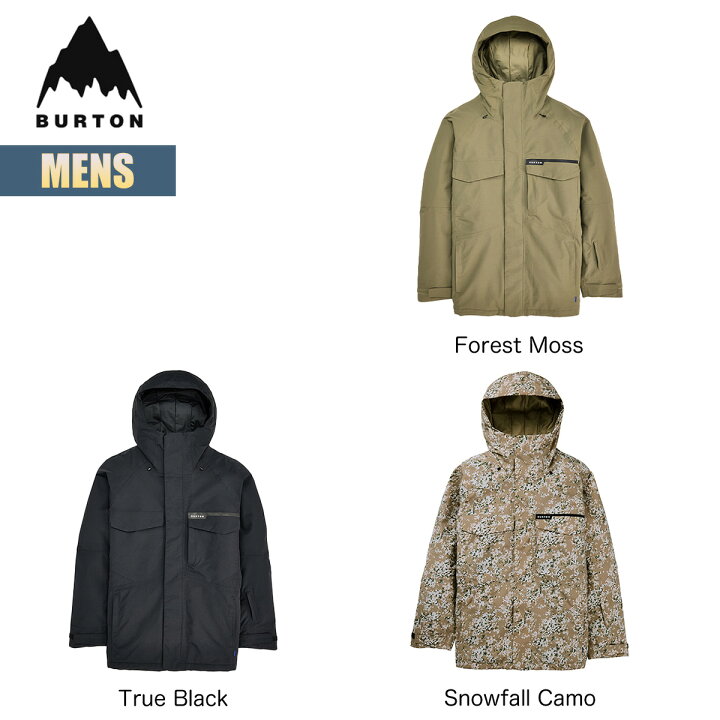 楽天市場】バートン スノーボードウェア メンズ 24-25 Burton コバート  
