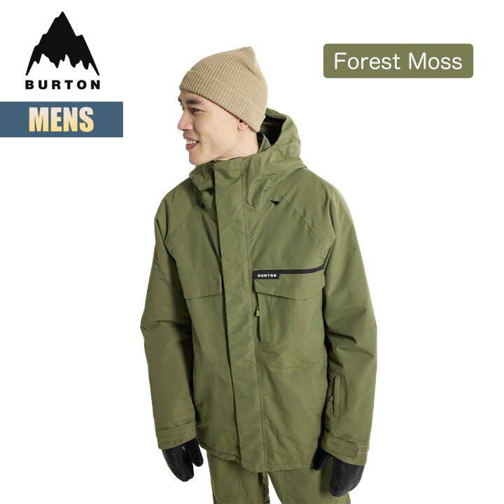 Burton☆スノーボードウェア☆ジャケット☆M☆カーキ(グリーン系 
