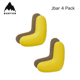 【お買い物マラソンP5倍】バートン ブーツパット かかと浮き防止 24-25 Burton ジェイバー 4パック W25JP-124751 Jbar 4 Pack 4個セット ブーツパーツ 左右2個ずつ スノーボードブーツ ベルクロ留め マジックテープ 2024-2025 正規品