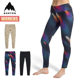バートン ベースレイヤー レディース パンツ 24-25 Burton ウィメンズ ミッドウェイト W25JP-102661 Womens Midweight Base Layer Pant スノーボードウェア ファーストレイヤー インナーパンツ インナーウェア レギンス 2024-2025 正規品