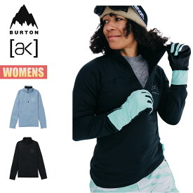 バートン フリース レディース 24-25 Burton ヘリウム グリッド ハーフジップ フリース W25JP-242281 Womens [ak] Helium grid half-zip fleece レイヤリング セカンドレイヤー テクニカルフリース バックカントリー 2024-2025 正規品