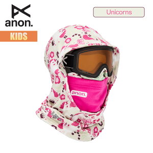 y121P11{zAm oNo LbY 25-26 anon MFI t[fbh oNo tFCX}XN W26JP-191811 Kids MFI Hooded Balaclava Face Mask q ǂ h t[X XyA LAt wb