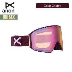 アノン スノーゴーグル 25-26 Anon M4 シリンドリカル ローブリッジフィット W26JP-203541 M4 LOW BRIDGE FIT GOGGLES CYLINDRICAL ボーナスレンズ + MFI フェイスマスク ユニセックス アジアンフィット スペアレ