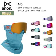 【楽天スーパーSALE】アノン スノーゴーグル 25-26 Anon M5 ローブリッジフィット W26JP-239431 M5 LOW B…