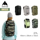 バートン リュック 25-26 Burton キロ 2.0 27リットル バックパック W26JP-213431 Kilo 2.0 27L Backpack リュックサック ストリート カジュアル スケートボードパック アウトドア 旅行 通勤 通学 2025-2026正規品