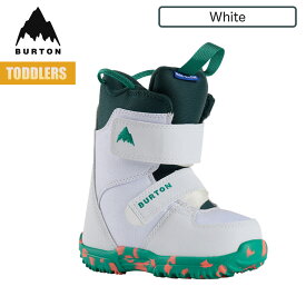 【楽天スーパーSALE P5倍】バートン スノーボードブーツ キッズ 25-26 Burton トドラー ミニグロム ベルクロストラップ W26JP-106451 Toddlers Mini Grom Snowboard Boot マジックテープ 幼児 子供 こども 初めてのスノーボード スノーボード スノボ 2025-2026 正規品