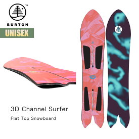 バートン スノーボード 板 25-26 Burton ファミリーツリー チャンネルサーファー フラットトップ W26JP-243711 Family Tree 3D Channel Surfer Flat Top Snowboard 1150 156 パウダーボード 2025-2026 正規品
