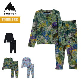 バートン ベースレイヤー キッズ 上下セット 25-26 Burton トドラー フリース W26JP-132141 Toddlers Fleece Base Layer Set スノーウェア ファーストレイヤー インナー セットアップ 子供 95 100 110 2025-2026 正規品