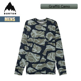 【11月1日限定P11倍】バートン ベースレイヤー メンズ トップス 25-26 Burton ミッドウェイト クルーネック W26JP-102571 Mens Midweight Base Layer Crewneck スノーボードウェア ファーストレイヤー インナーウェア 2025-2026 正規品