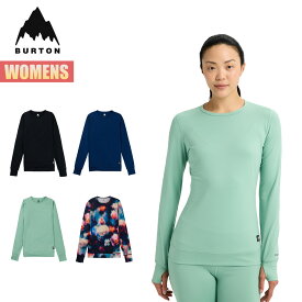【お買い物マラソンP5倍】バートン ベースレイヤー レディース トップス 25-26 Burton ウィメンズ ミッドウェイト クルー W26JP-102591 Womens Midweight Base Layer Crew クルーネック スノーボードウェア ファーストレイヤー インナーウェア 2025-2026 正規品