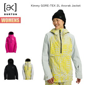 バートン スノーボードウェア レディース ジャケット 25-26 Burton [ak] キミー ゴアテックス 2レイヤー アノラックW26JP-212831 Womens [ak] Kimmy GORE-TEX 2L Anorak Jacket ウィメンズ プルオーバー スノージャケット 2025-2026 正規品