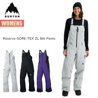バートン スノーボードウェア レディース ビブパンツ 25-26 Burton リザーブ ゴアテックス 2レイヤー W26…