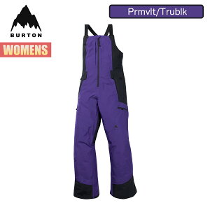 バートン スノーボードウェア レディース ビブパンツ 25-26 Burton リザーブ ゴアテックス 2レイヤー W26JP-302461 Womens Reserve GORE-TEX 2L Bib Pants ウィメンズ スノーボードパンツ スノーパンツ 2025-2026