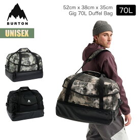 バートン ダッフルバッグ 26-27 Burton ギグ 70リットル ダッフルバッグ 27WIN-234911 Gig 70L Duffel Bag スポーツバッグ スノーボード トリップ 旅行 トラベル アウトドア キャンプ 2026-2027 正規品