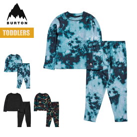 バートン ベースレイヤー キッズ 上下セット 26-27 Burton トドラー フリース 27WIN-132141 Toddlers Fleece Base Layer Set スノーウェア ファーストレイヤー インナー セットアップ 子供 男の子 女の子 幼児 95 100 110 2026-2027 正規品