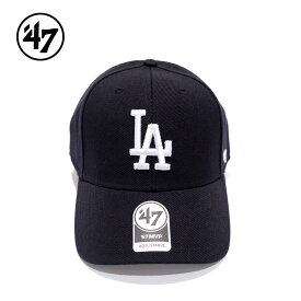 47 フォーティーセブン キャップ 帽子 ユニセックス ドジャース Dodgers ’47 MVP Black 調節可能 ブラック チームロゴ LA ロサンゼルス 野球帽 刺繍 マジックテープ エムブイピー スポーツ MVP12WBV メジャーリーグ アメリカ 正規品