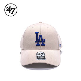 47 フォーティーセブン キャップ 帽子 ユニセックス ドジャース Dodgers 47BRAND MVP BONE ’47 調節可能 ホワイト チームロゴ LA ロサンゼルス ロス 野球帽 刺繍 マジックテープ エムブイピー MVP12WBV メジャーリーグ アメリカ 正規品