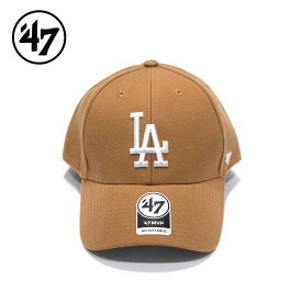 【お買い物マラソンP10倍】47 フォーティーセブン キャップ 帽子 ユニセックス ドジャース Dodgers ’47 MVP Camel 調節可能 キャメル チームロゴ LA ロサンゼルス 野球帽 刺繍 マジックテープ エムブイピー スポーツ MVP12WBV メジャーリーグ アメリカ 正規品