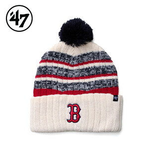 47 �t�H�[�e�B�[�Z�u�� �j�b�g�L���b�v �r�[�j�[ �X�q ���j�Z�b�N�X 47BRAND �{�X�g�� ���b�h�\�b�N�X �J�t�j�b�g �i�`������ Red Sox Tavern Cuff Knit Natural �싅�`�[�� �{���{�� �{�[�_�[ ���W���[