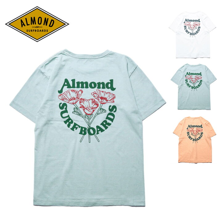 楽天市場】【お買い物マラソンP5倍】アーモンド サーフボード Tシャツ 