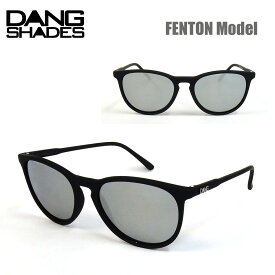 【お買い物マラソンP10倍】サングラス ダン・シェイディーズ フェントン DANG SHADES FENTON SUNGLASS クローム ミラー ポラライズ 偏光レンズ ラウンド フレーム ブラック メンズ レディース カジュアル おしゃれ サングラスブランド vidg00293 正規品