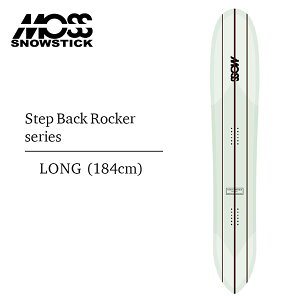 X Xm[XeBbN Xm[{[h  25-26 MOSS SNOWSTICK LONG Step Back Rocker series 184 pE_[{[h O XebvobNbJ[ Xm[T[tB Xm[{[hMA 2025-2026 Ki