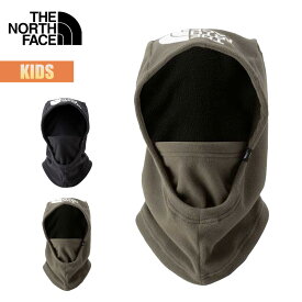 【お買い物マラソンP10倍】ノースフェイス フードウォーマー キッズ THE NORTH FACE Kids Hood Warmer フェイスマスク 防寒 保温 フリースヘルメット対応 アウトドア スノーボード スキー ボーイズ ガールズ ブラック ニュートープ NNJ42306 2023 FW 秋冬 正規品