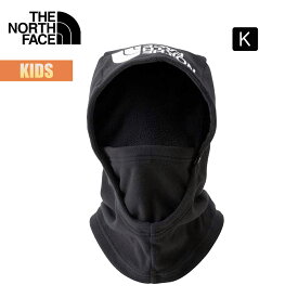 ノースフェイス フードウォーマー キッズ THE NORTH FACE Kids Hood Warmer フェイスマスク 防寒 保温 フリースヘルメット対応 アウトドア スノーボード スキー ボーイズ ガールズ ブラック ニュートープ NNJ42306 2023 FW 秋冬 正規品