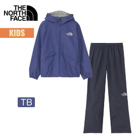 【楽天スーパーセール対象商品】ノースフェイス キッズ レインウェア THE NORTH FACE RAINTEX EUREKA Kids レインテックスユリイカ 雨具 防寒具 防水 透湿 撥水 収納 リフレクトロゴ セットアップ 記名ラベル アウトドア 子供 NPJ12112 2024 SS 春夏 正規品