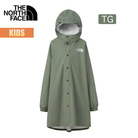 【お買い物マラソンP10倍】ノースフェイス キッズ レインウェア THE NORTH FACE Kids Tree Frog Coat ツリーフロッグコート レインコート 雨具 防水 透湿 撥水 収納 リフレクトロゴ 記名ラベル 収納 スナップボタン アウトドア 子供 NPJ12321 2024 SS 春夏 正規品