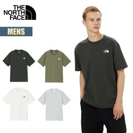 【お買い物マラソンP10倍】ノースフェイス Tシャツ メンズ ショートスリーブヌプシティー THE NORTH FACE S/S Nuptse Tee 半袖 速乾 ニット素材 ワンポイント ブランドロゴ カジュアル ブラック ニュートープ ホワイト グレー NT32448 2024 春夏 SS 正規品