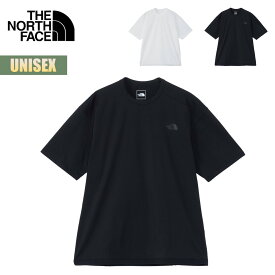 ノースフェイス Tシャツ ショートスリーブワンダークルー THE NORTH FACE S/S Wander Crew ユニセックス 半袖 速乾 抗菌 防臭 UVケア ワンポイント ブランドロゴ カジュアル ブラック ホワイト NT32483 2024 春夏 SS 正規品