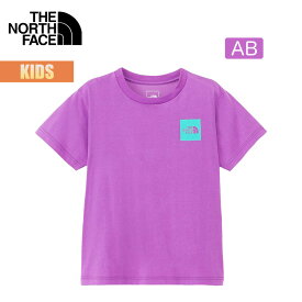 【楽天スーパーセール対象商品】ノースフェイス Tシャツ キッズ 半袖 THE NORTH FACE ショートスリーブスモールスクエアロゴティー Kids S/S Small Square Logo Tee 子供 女の子 男の子 紫外線 UVカット ニット生地 プリントロゴ 140 150 NTJ32358 2024 春夏 SS 正規品