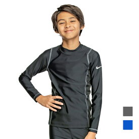 【超ポイントバック祭P10倍】ナイキ 水着 男の子 NIKE SWIM BOYS ロングスリーブ UV ハイドロガード ラッシュガード 長袖 スイミングウエア スイムウェア スクール水着 キッズ 子ども 小学生 中学生 ジュニア 水泳 プール 1991091 フットマーク FOOTMARK 2024 正規品