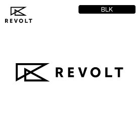 【2月10日限定P10倍】リボルト ステッカー REVOLT LOGO STECKERS ロゴ カッティングステッカー CUTTING STICKER スノーボード スノボ スキー スノーゴーグル ブランドロゴ ギア 車 ホワイト ブラック 正規品