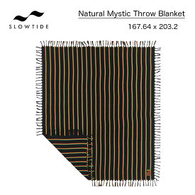 【楽天スーパーSALE P10倍】スロータイド タオルブランケット ビーチマット ボブ・マーリー コラボ SLOWTIDE Natural Mystic Throw Blanket ビーチ レジャー ブランケット ベッドカバー スロウタイド サーフィン サーフ プール 海 100%コットン STTB013 2024 SS 正規品