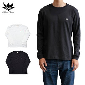 アックスクラッシック Tシャツ 長袖 メンズ AXXE Organic Cotton T-shirt オーガニックコットンTシャツ 刺繍ロゴ ピスネーム 伸びにくい シンプル カジュアル サーフ サーフィン ブラック ホワイト 2023 SS 春夏 正規品