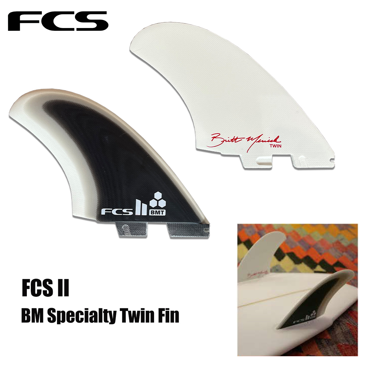 FCS2 FCS 2 ブリット•メリック ロングフィン 2個セット - tigerwingz.com