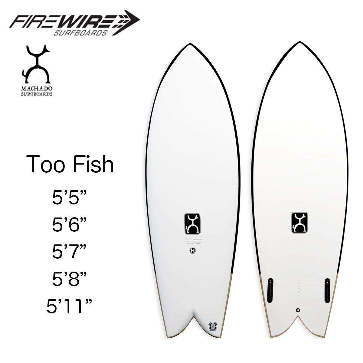 ファイヤーワイヤー『Too Fish 5'11”』 Firewire - サーフィン