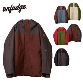 アンファッジ スノーボードウェア unfudge GENTLE JACKET ジェントルジャケット メンズ レディース スノーボードジャケット スノーウェア 東レ製3レイヤー バックカントリー スノボ スキー 雪山 24-25モデル 2024-2025 9月下旬入荷予定