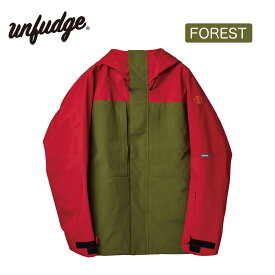 アンファッジ スノーボードウェア unfudge GENTLE JACKET ジェントルジャケット メンズ レディース スノーボードジャケット スノーウェア 東レ製3レイヤー バックカントリー スノボ スキー 雪山 24-25モデル 2024-2025 9月下旬入荷予定