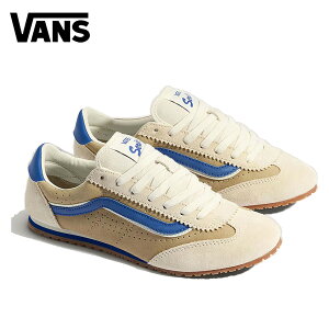 バンズ スニーカー スーパーロープロ VANS ヴァンズ Super Lowpro ローカット スエード サイドストライプ 紐靴 シューズ 靴 VN000D83CHW ベージュ系 メンズ レディース ユニセックス 2025 正規品