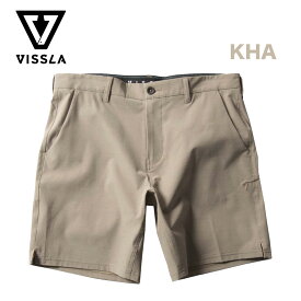 ヴィスラ ショートパンツ VISSLA Cutlap Eco 17.5 Hybrid Walkshort カットラップ ウォークショーツ メンズ ボトムス ビーチ カジュアル サーフスタイル 大人カジュアル おしゃれ グレー ベージュ m205wcut 2022 SS 春夏 正規品