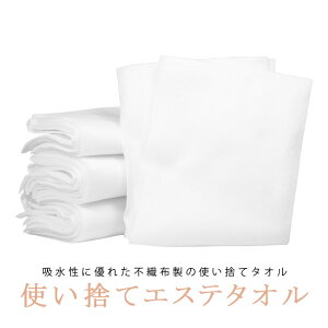 ディスポタオル ペーパータオル フェイスタオル エステタオル メンズエステ メンエス 使い捨て 業務用 70x40cm 不織布 吸水 使い捨て 業務用 ドライタオル ボディタオル エステ メンズエステ