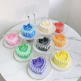 《選べる9色&お好きなメッセージ》【 フリルリボンドリップケーキ 4号 ( 2～3名様向け ) 】 誕生日ケーキ センイルケーキ かわいい おしゃれ お祝い 記念日 インスタ映え ケーキ スイーツ ホールケーキ おもしろ ケーキ サプライズ ケーキ ギフト プレゼント 贈り物