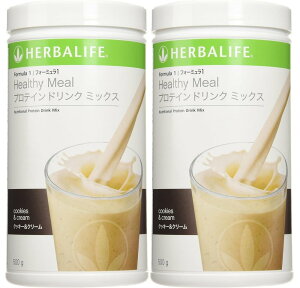 �y2�Z�b�g�z�n�[�o���C�t HERBALIFE �t�H�[�~����1 Formula1 Healthy Meal �v���e�C�� �h�����N �~�b�N�X �N�b�L�[&�N���[����