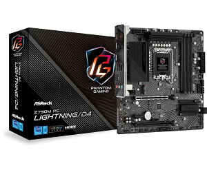 ASRock �}�U�[�{�[�h Z790M PG Lightning/D4 Intel12/13����CPU(LGA1700)�Ή� Z790�`�b�v�Z�b�g