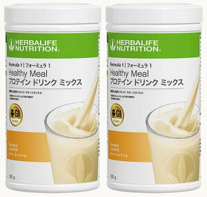 �y2�Z�b�g�z�n�[�o���C�t HERBALIFE �t�H�[�~����1 Formula1 Healthy Meal �v���e�C�� �h�����N �~�b�N�X �o�i�i�L�������� 550g x 2�Z�b�g