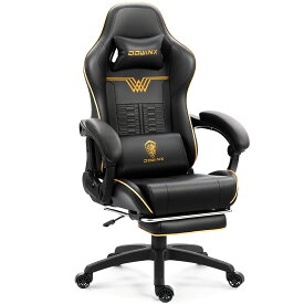 ＼赤字大サービス☆1000円OFFクーポン／ Dowinx ゲーミングチェア オフィスチェア デスクチェア 椅子 多用途イス アームレスト ローキング リクライニング 回転 高さ調整 ヘッドレスト オットマン 腰当付き キャスター レザー 人間工学 通気性 社長椅子 頑丈 疲れない